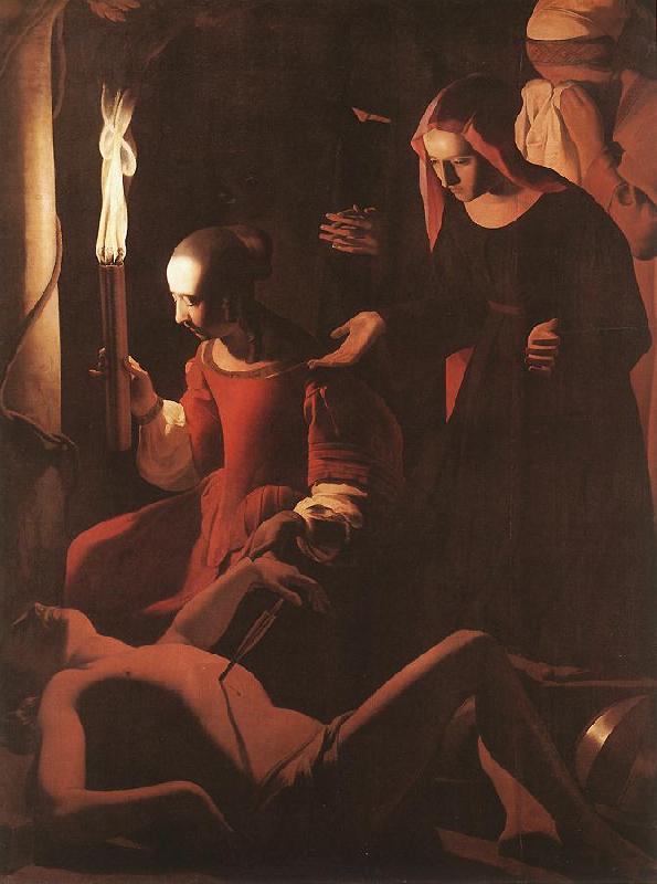 LA TOUR, Georges de The Dream of St Joseph sf